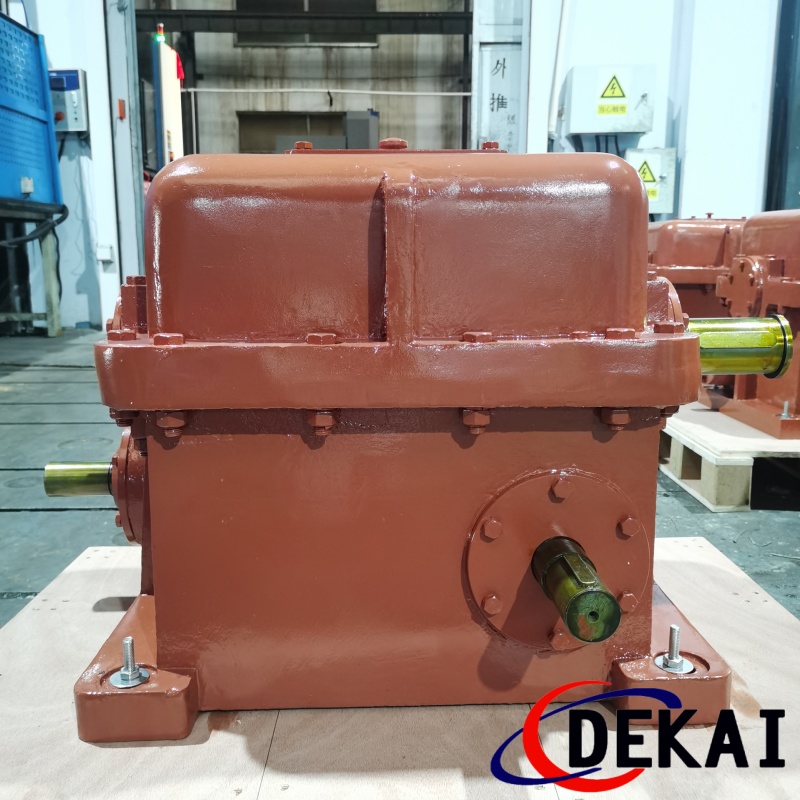 德凱定制出口減速機(jī)三級(jí)傳動(dòng)蝸輪蝸桿齒輪傘齒輪