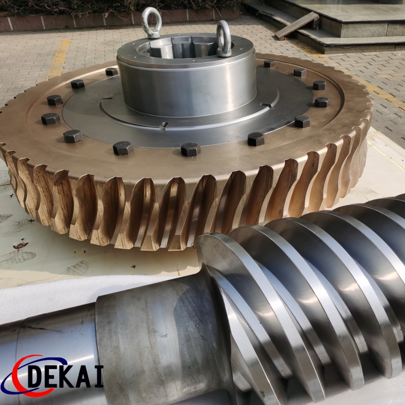 非標(biāo)來(lái)圖定制出口大模數(shù)大中心距蝸輪副德凱生產(chǎn)