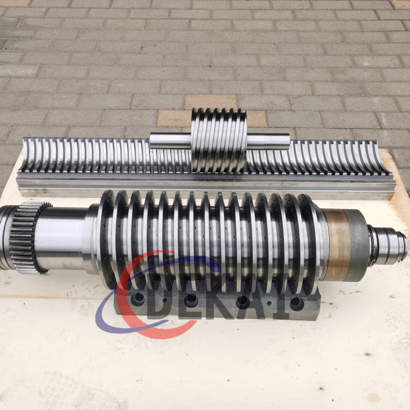 德凱非標(biāo)定制靜壓蝸桿耐磨損適用于重型軋輥車(chē)床磨床