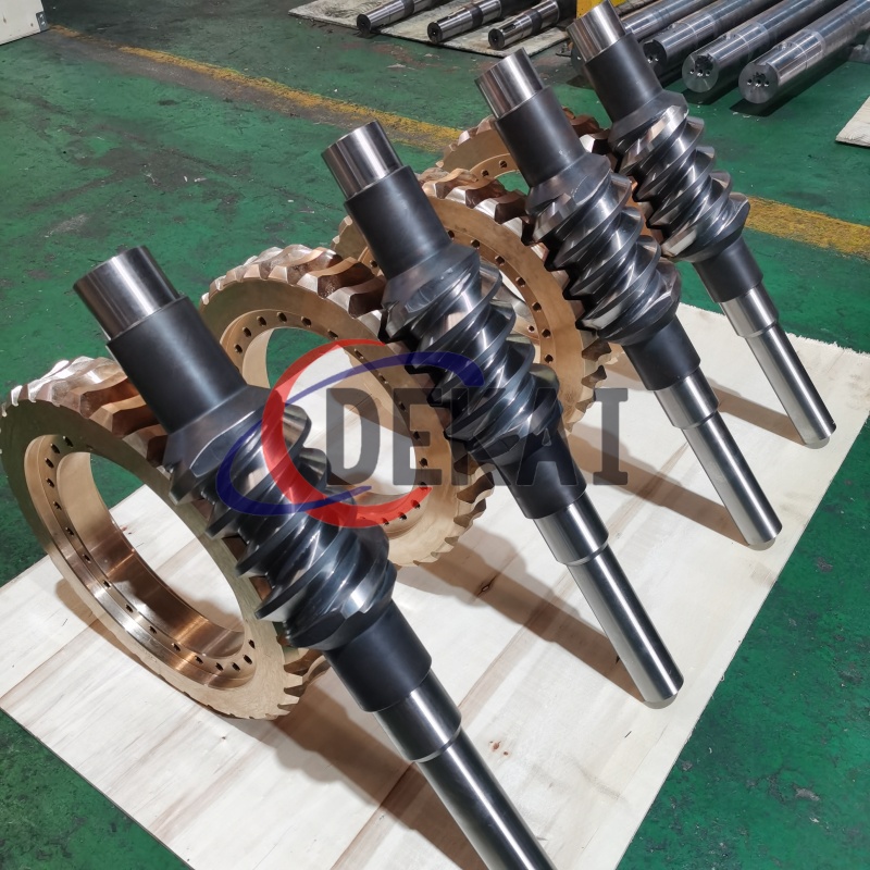 德凱生產(chǎn)制造平面二次包絡(luò)蝸輪副錫青銅來(lái)圖定制